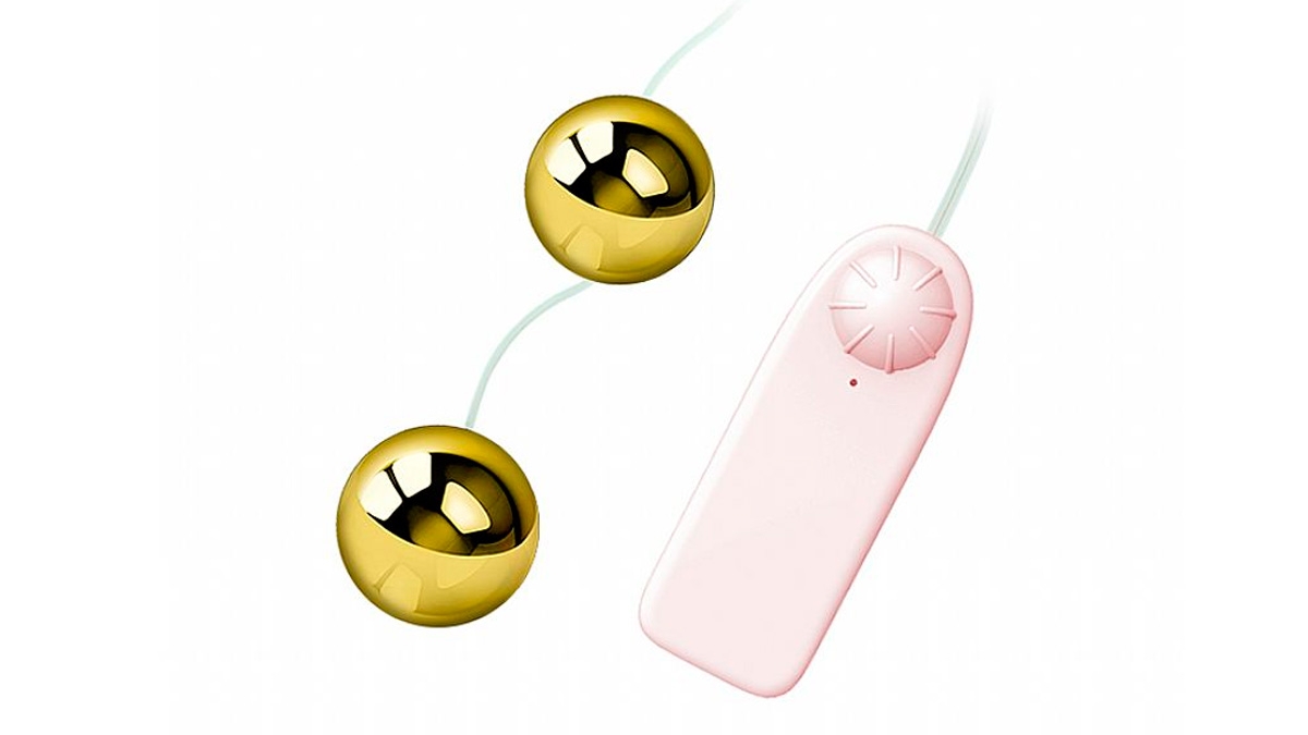 Golden Duo Ball Bolas Duplas Com Vibrador Para Clitóris E Estímulo Anal