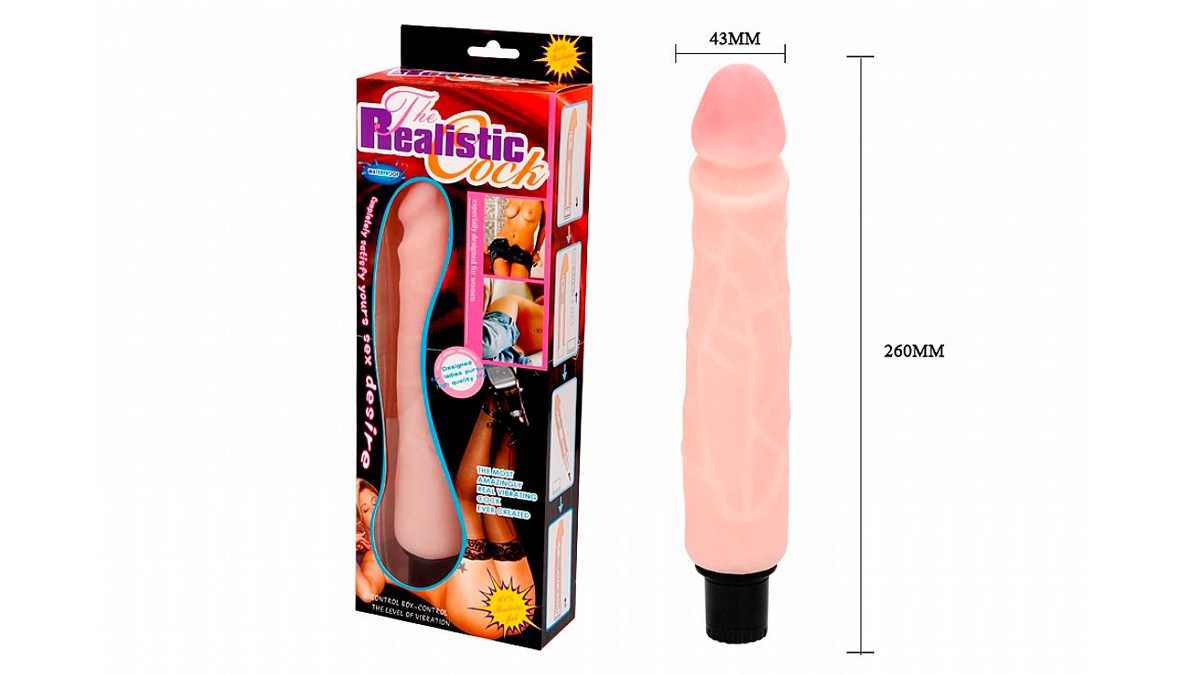 Pênis em CyberSkin - The Realistic Cock - Baile