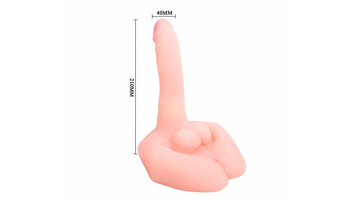 Pênis Rotativo CyberSkin Mr. Big com Vbração - 21cm