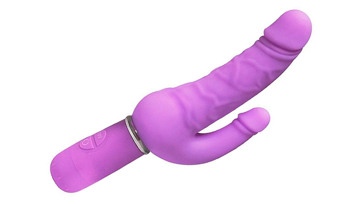 Vibrador Puro Silicone Duplo Prazer-30V